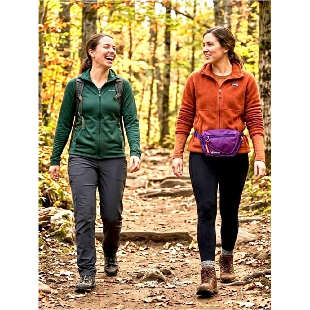 Outdoor Products Marilyn Convertible Waist Pack Fanny Bag Purple Orange